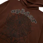 SP5DER OG WEB HOODIE BROWN