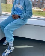 Sp5der Worldwide Sweatpant Sky Blue