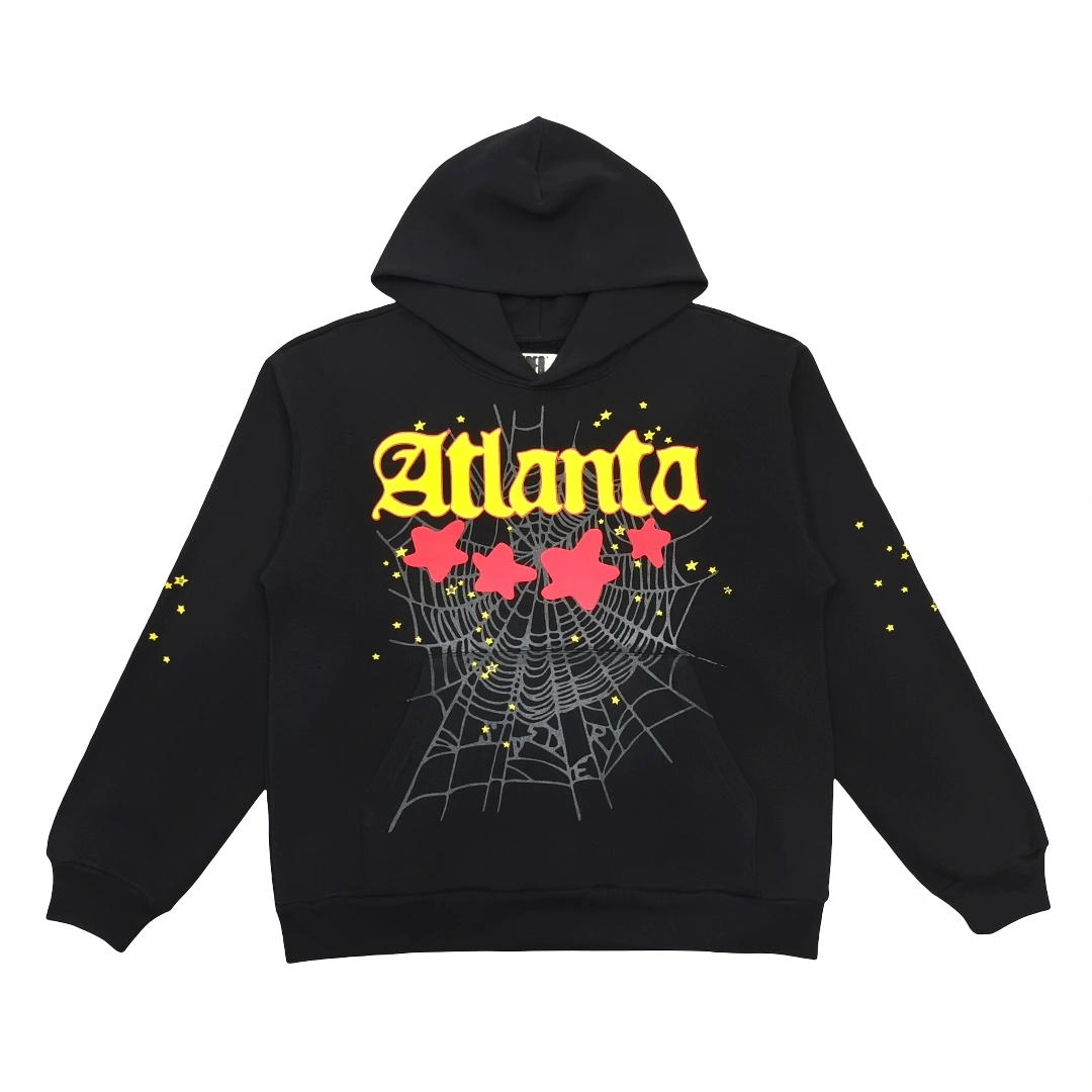 Sp5der Atlanta Hoodie Black Sp5der Atlanta Hoodie Black