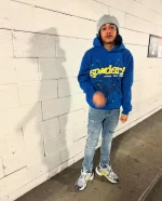 Sp5der Tc Hoodie Blue
