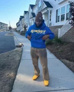 Sp5der Tc Hoodie Blue