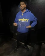 Sp5der Tc Hoodie Blue